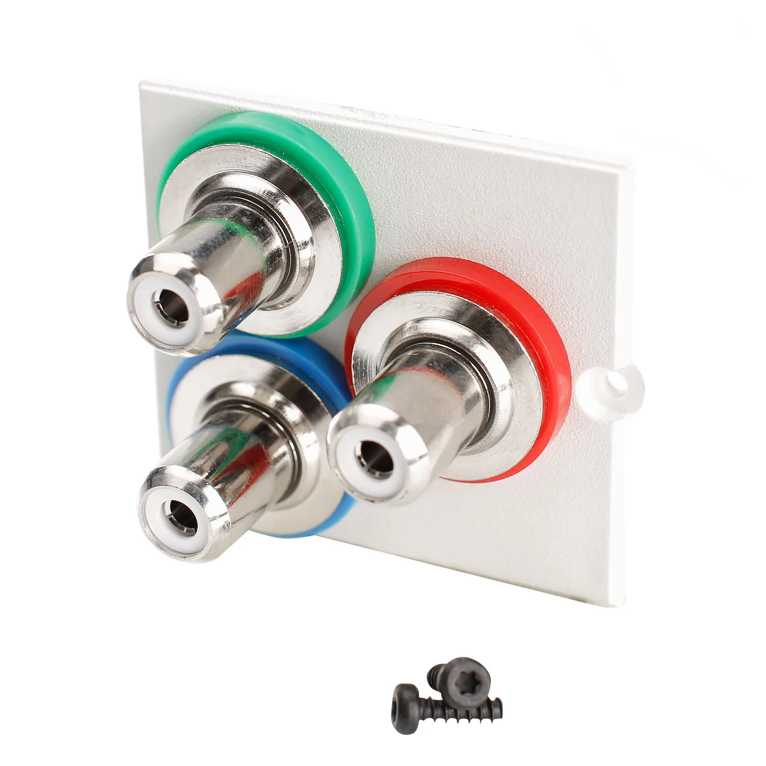 SYSWALL Frontplatte 3 x RCA Cinch YUV