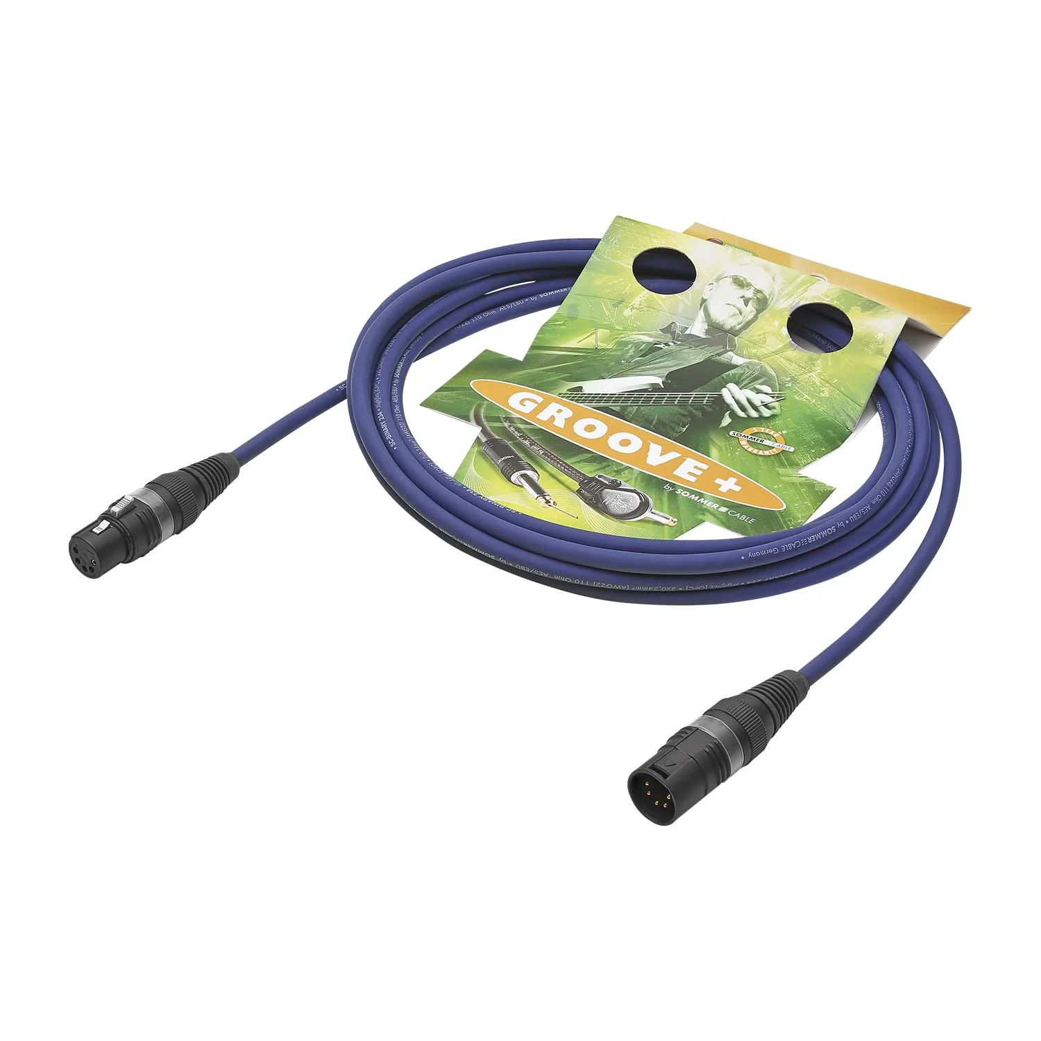 AES/EBU Binary 234, blau,  5,00m