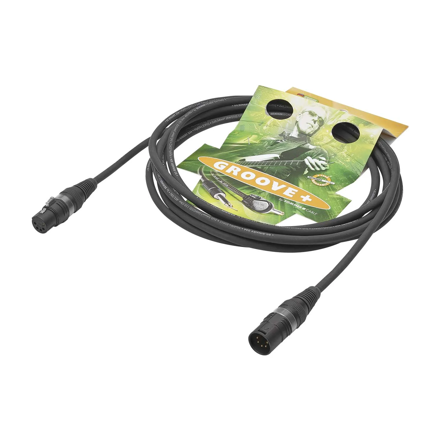 AES/EBU Binary 234, schwarz,  5,00m