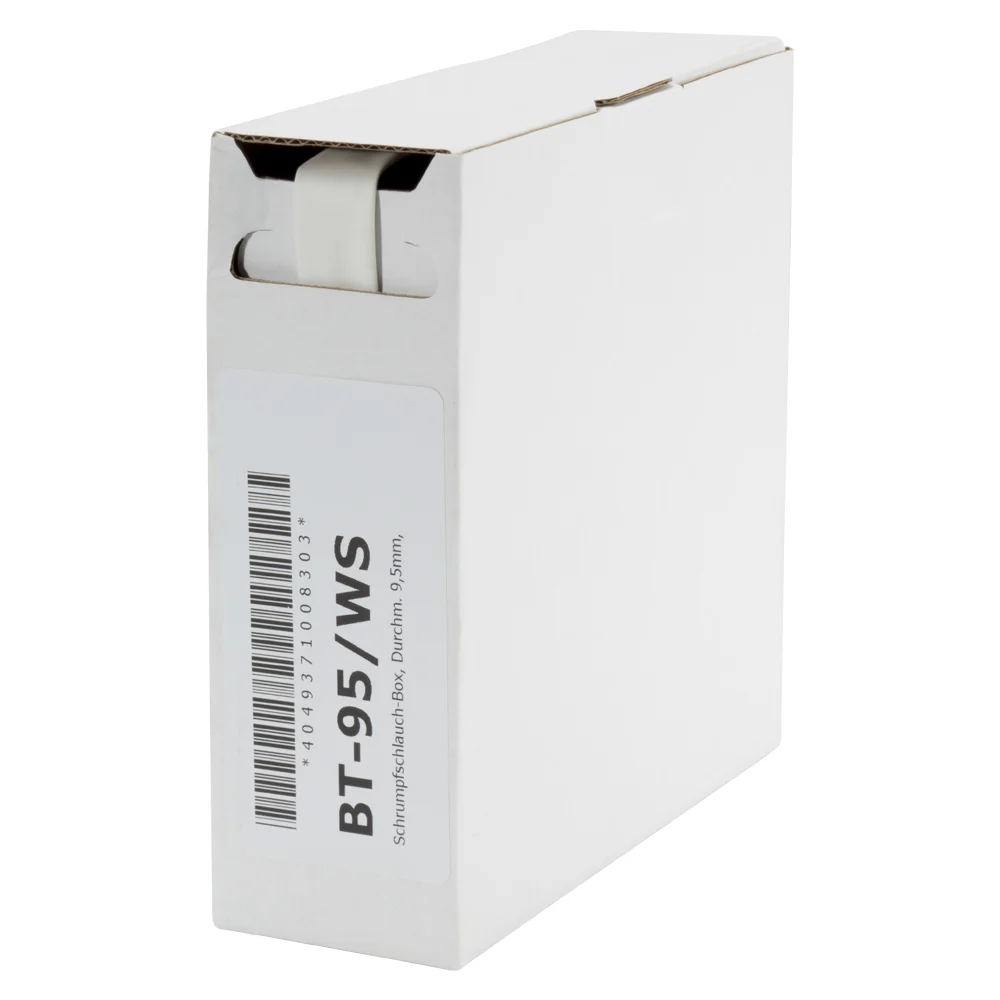 Schrumpfschlauch-Box, Durchm. 9,5mm,