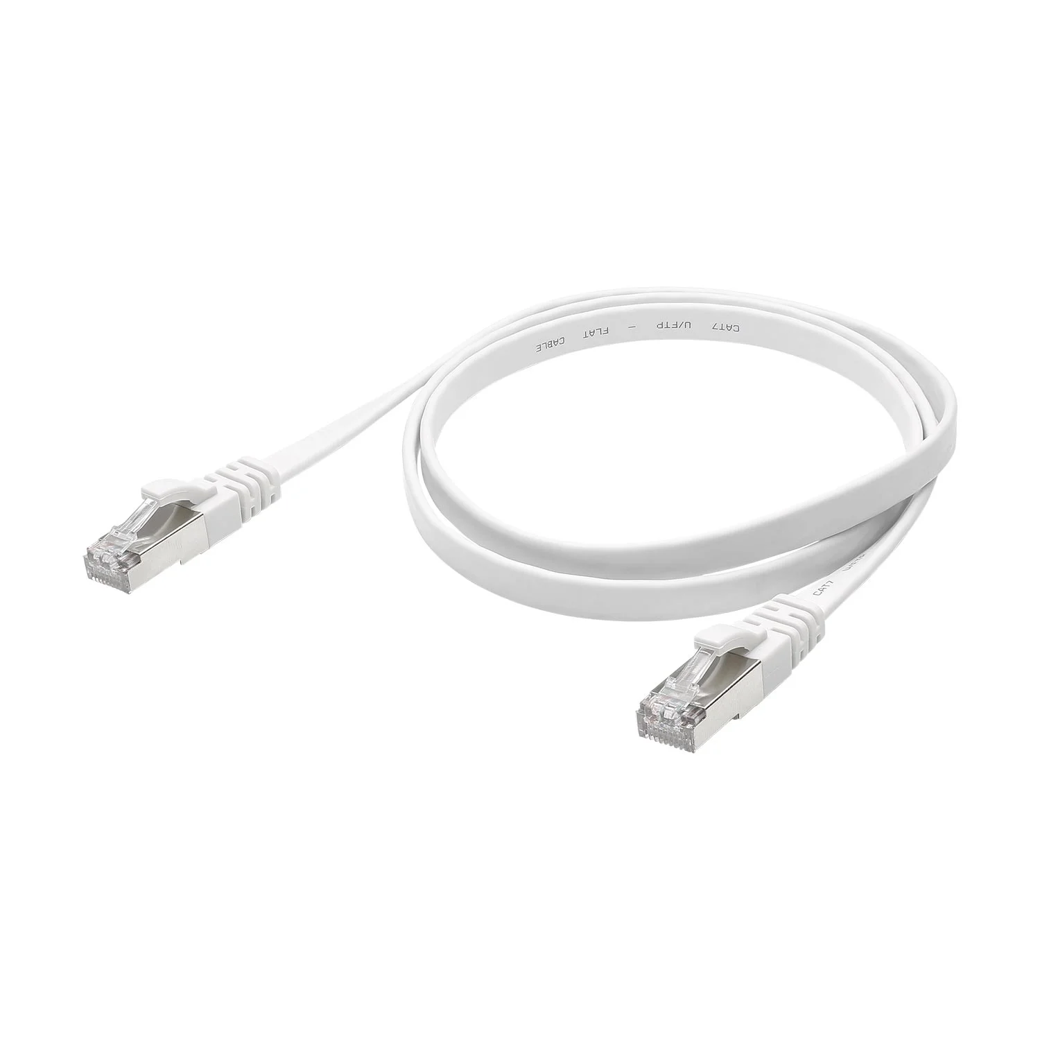 CAT.7/BASIC RJ45<>RJ45 Flachk. ws 3,00m