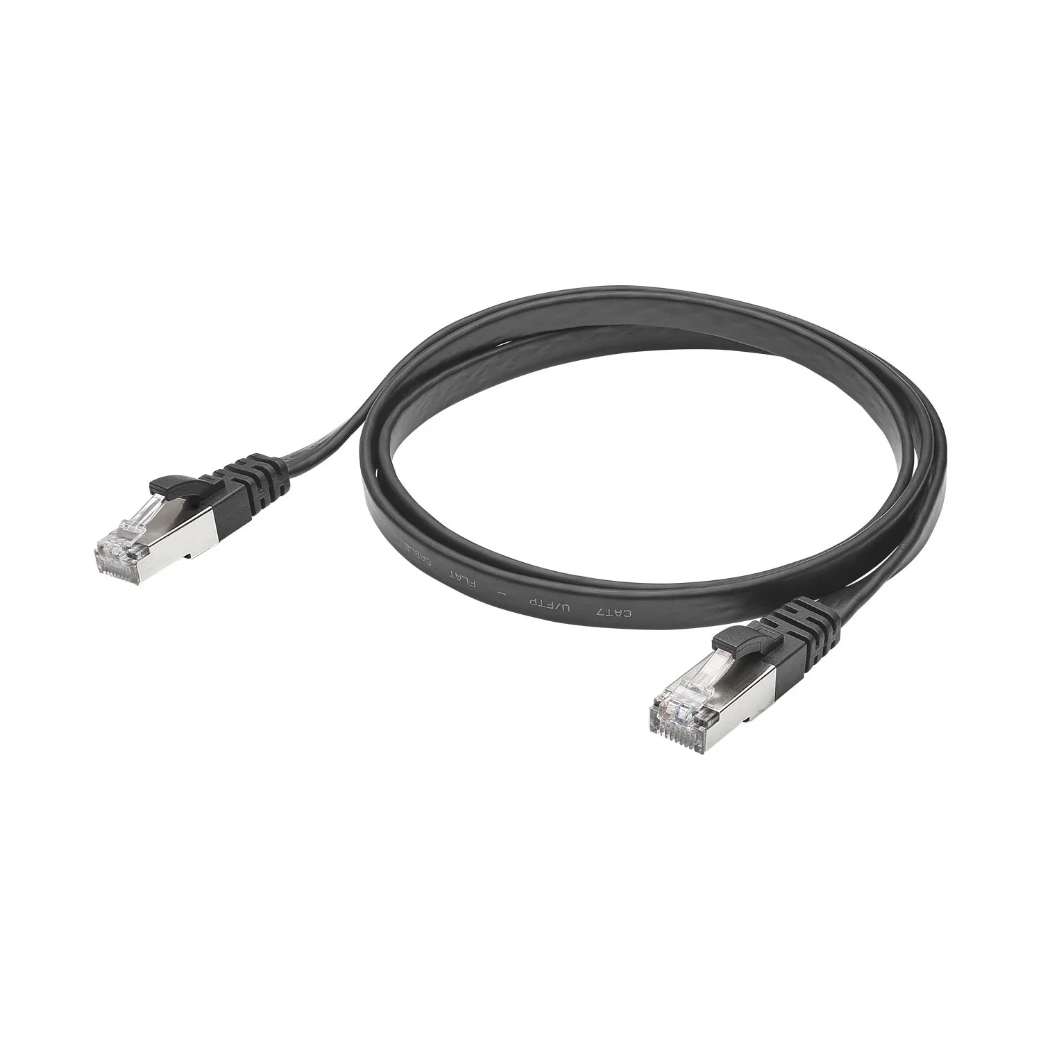 CAT.7/BASIC RJ45<>RJ45 Flachk. ge 5,00m