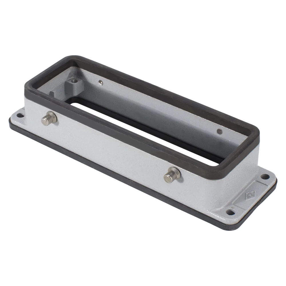 Anbaugehäuse 24/64/108polig mit 4 Bolzen