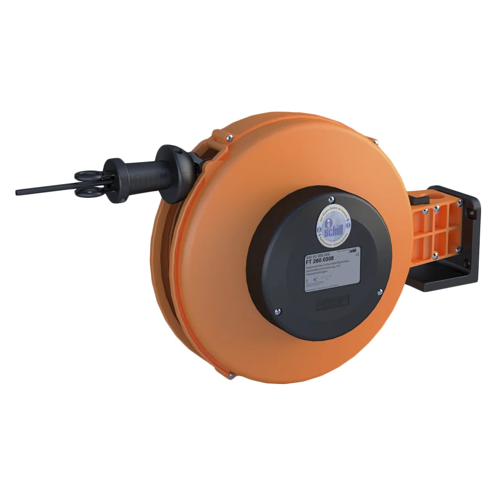 Kabelaufroller, Kunststoffgehäuse stabil