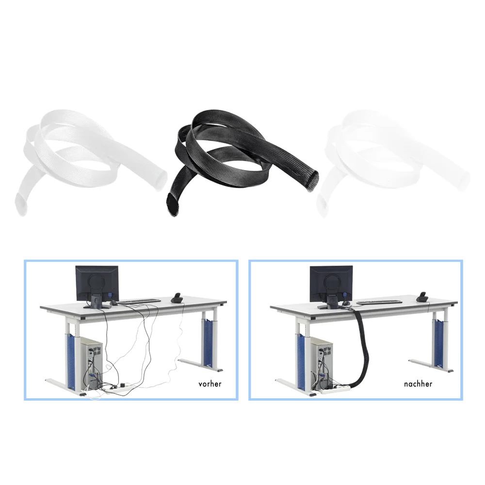 Geflechtschlauch drm 4,0 cm, offen,