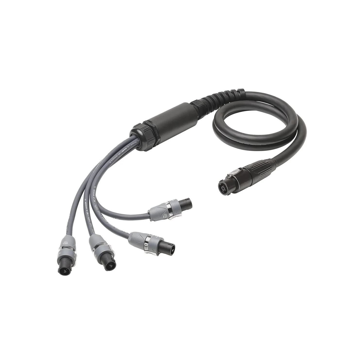 L/S Spleisskabel, schwarz, 20,00m