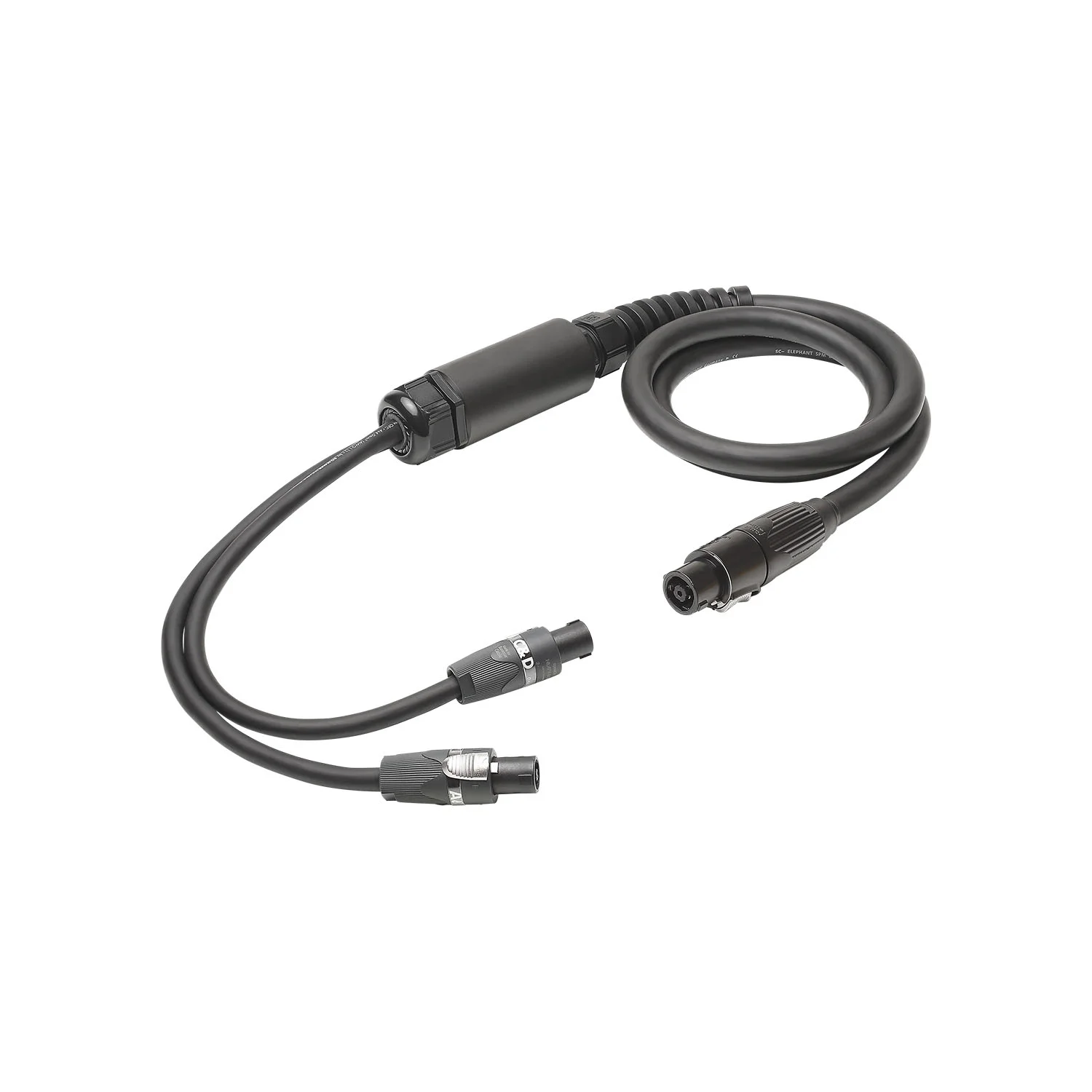 L/S Spleisskabel, schwarz, 20,00m