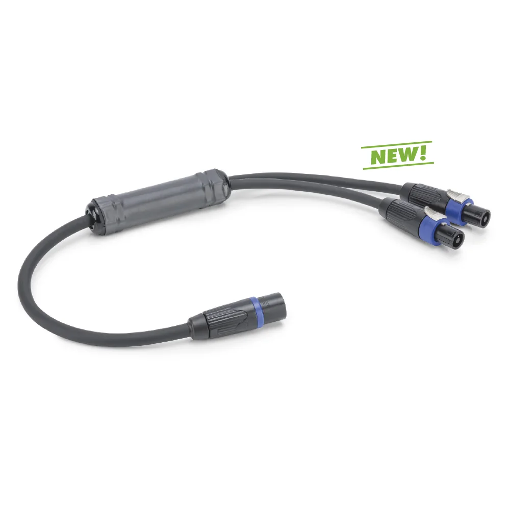 L/S Spleisskabel, schwarz, 15,00m