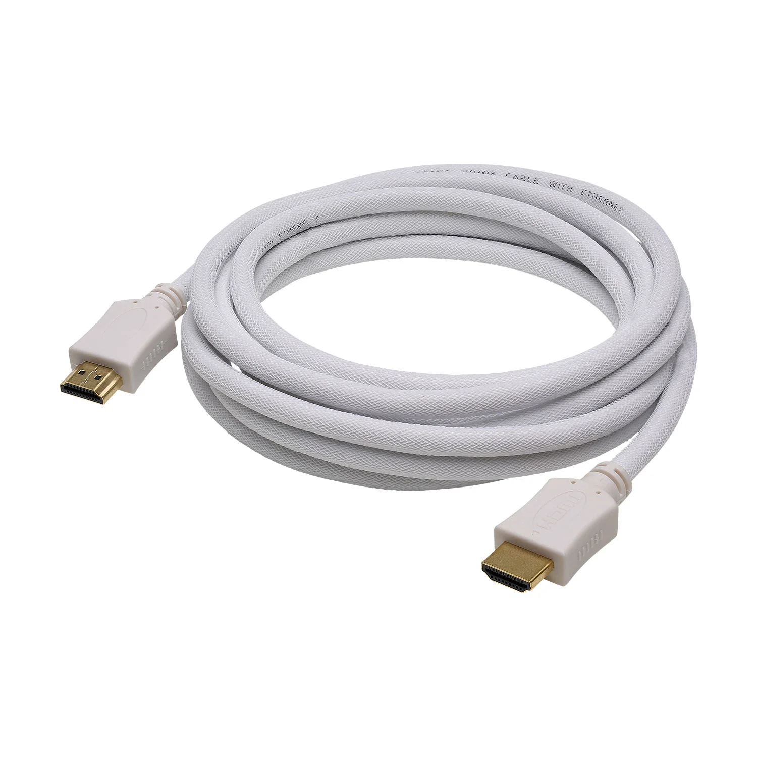 HDMI High Speed with Ethernet weiß 10m