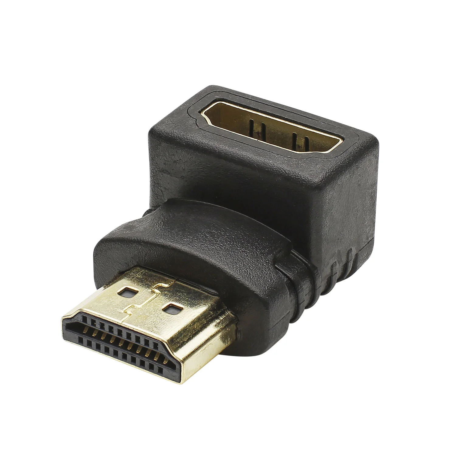 Adapter HDMI male<>HDMI female 90°