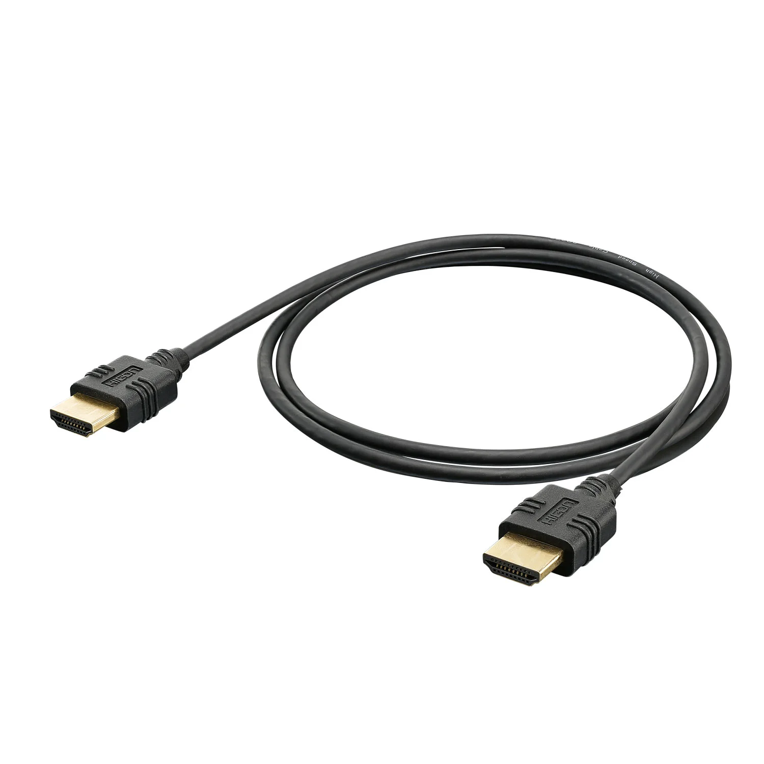 HICON HDMI Kabel, 18G UHD, 3.8mm,  2,00m