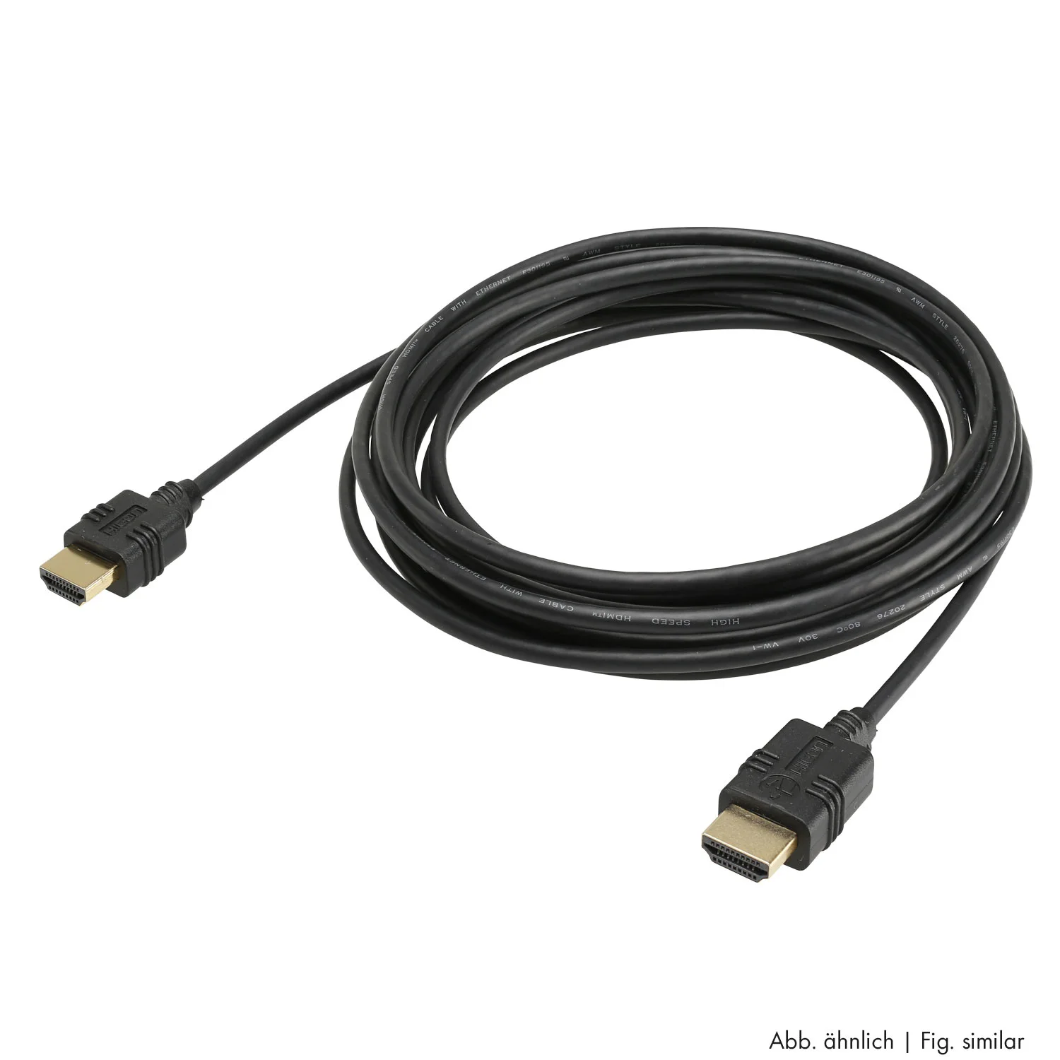 HICON HDMI Kabel, 18G UHD, 3.8mm,  5,00m
