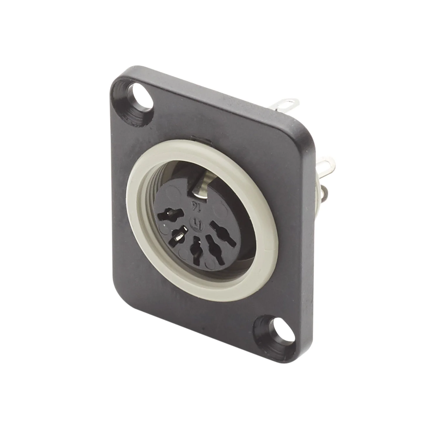 HICON-Midibuchse 5pol D-Flansch