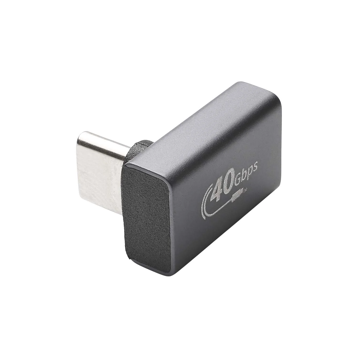 USB 4, Gen 3x2, Winkeladapter USB-C fm/m