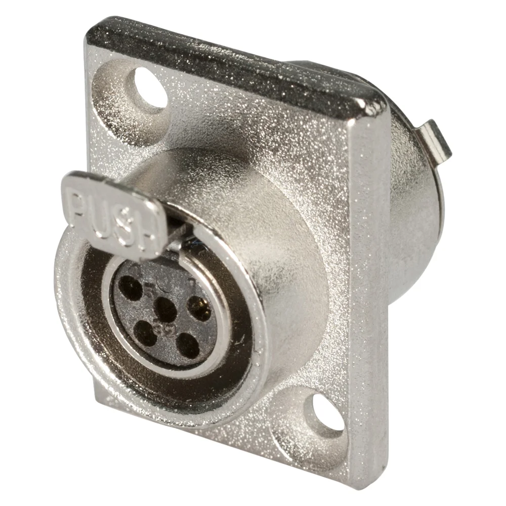 HICON-Mini-XLR Einbau-Buchse 5-pol