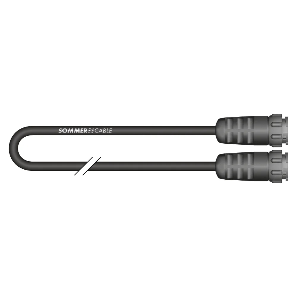 Hybrid Kabel Kolorith Mini, sw,  0,50m