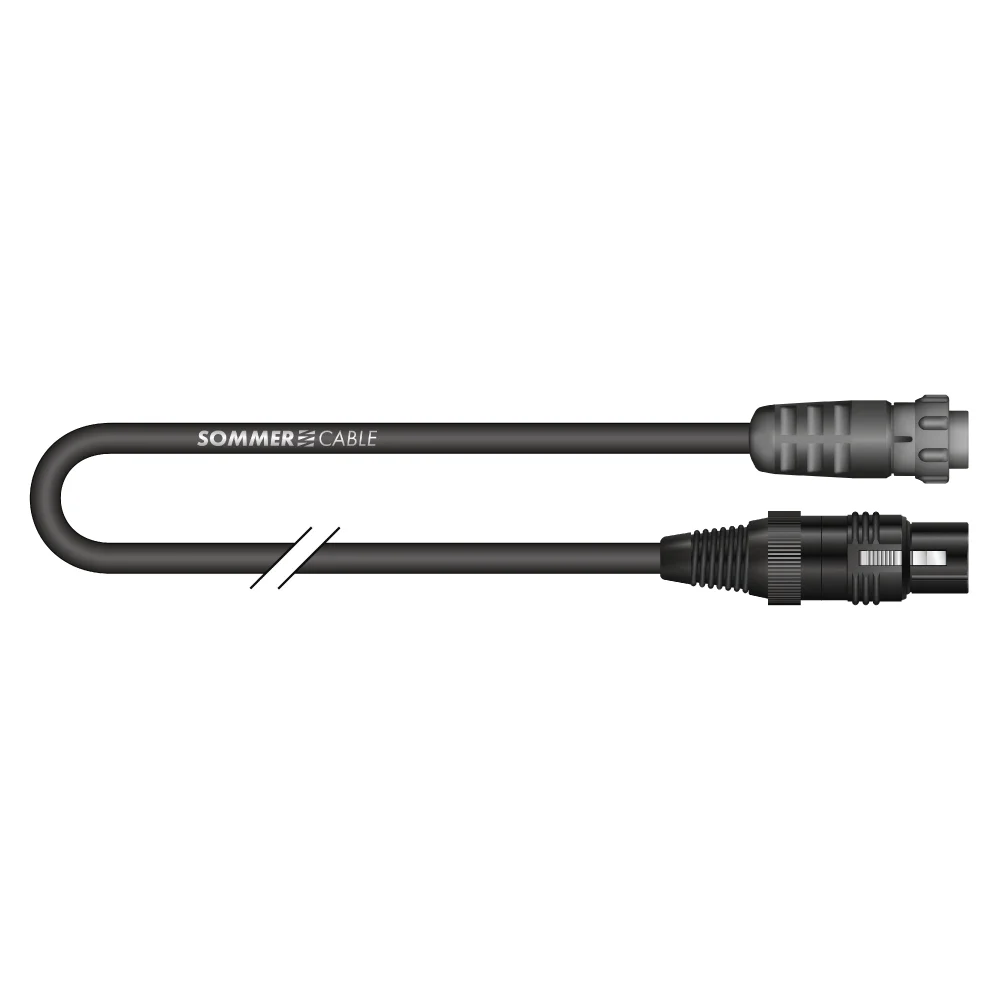 Hybrid Kabel Kolorith Mini, sw,  0,50m