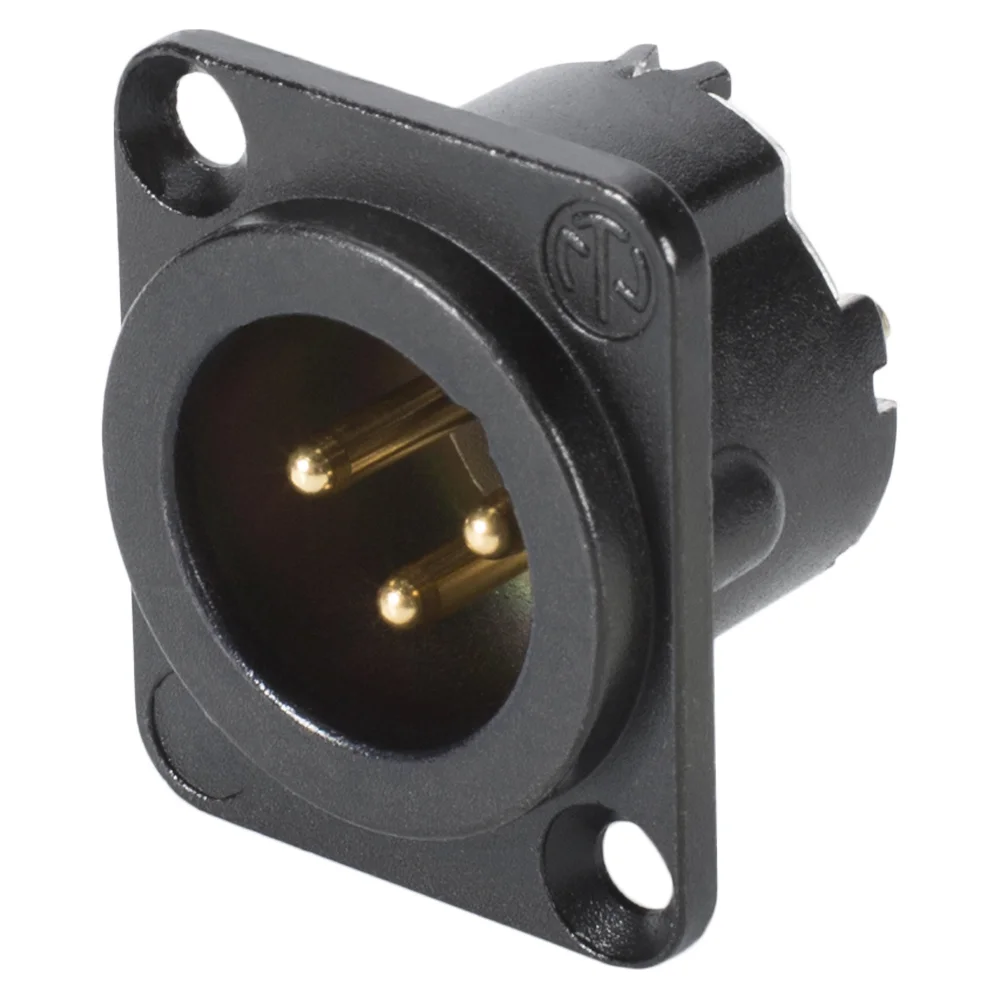 NEUTRIK XLR-Einbaustecker 3polig,