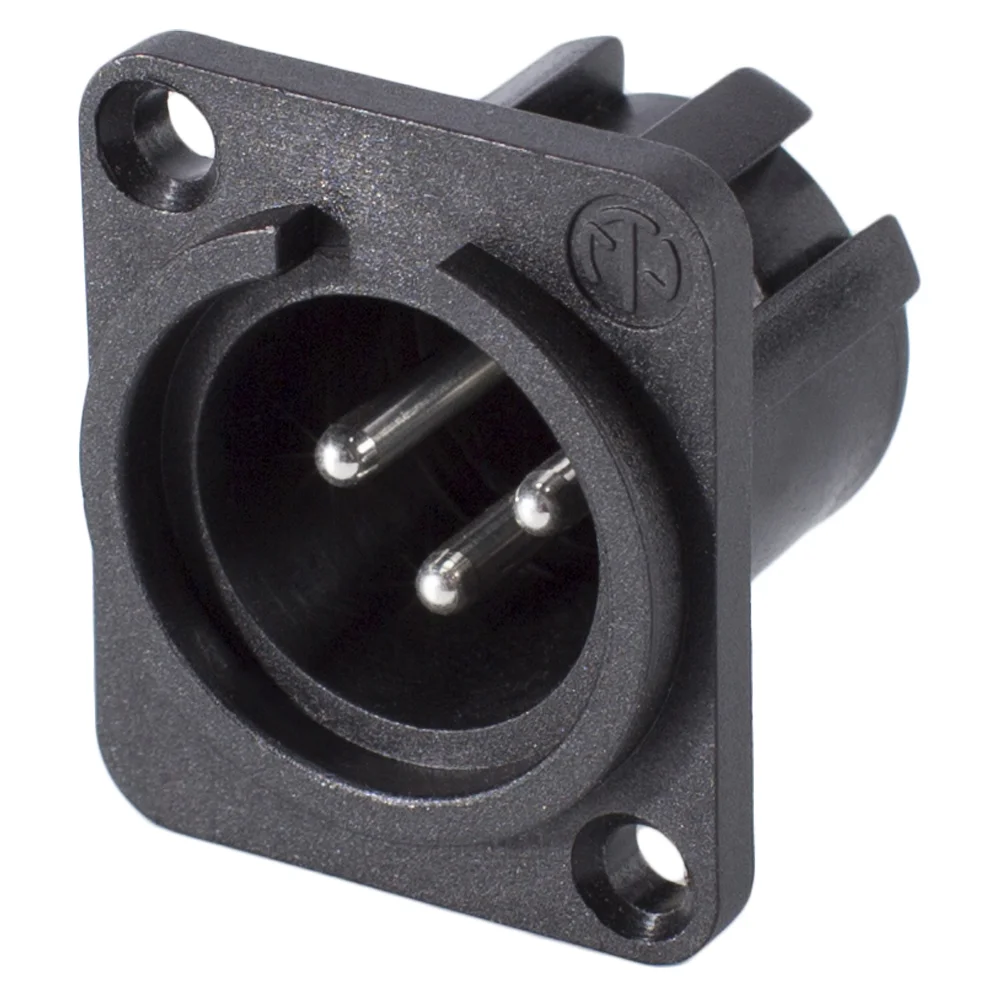 NEUTRIK XLR-Einbaustecker 3polig,