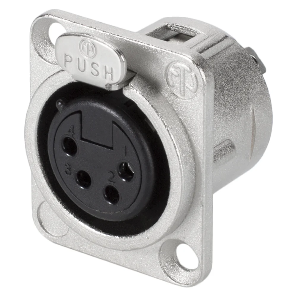 NEUTRIK XLR-Einbaubuchse 4polig,