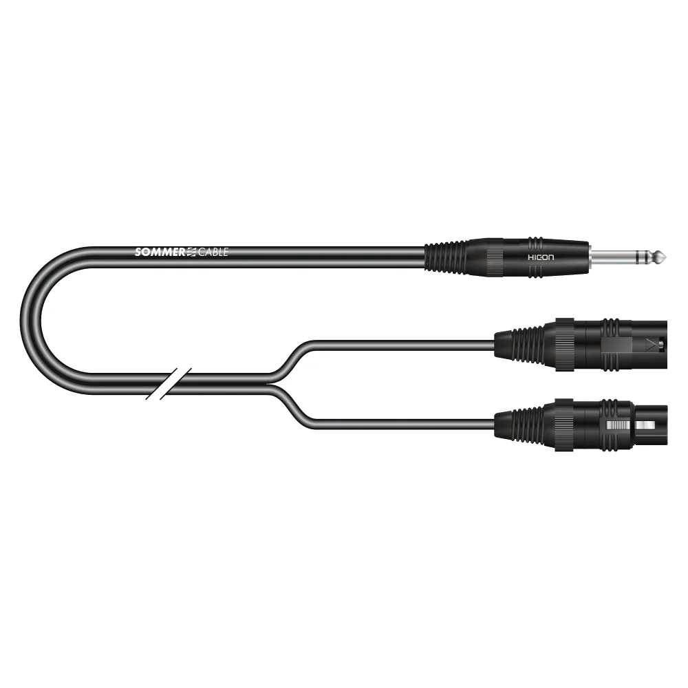 IC Onyx 2x0,25qmm, schwarz,  7,50m