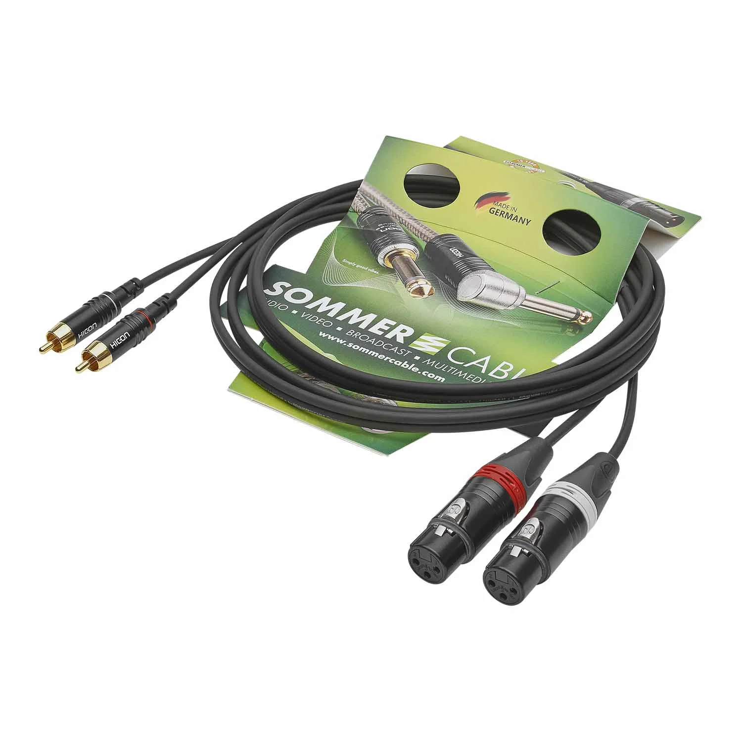 IC Onyx 2x0,25qmm, schwarz,  2,00m