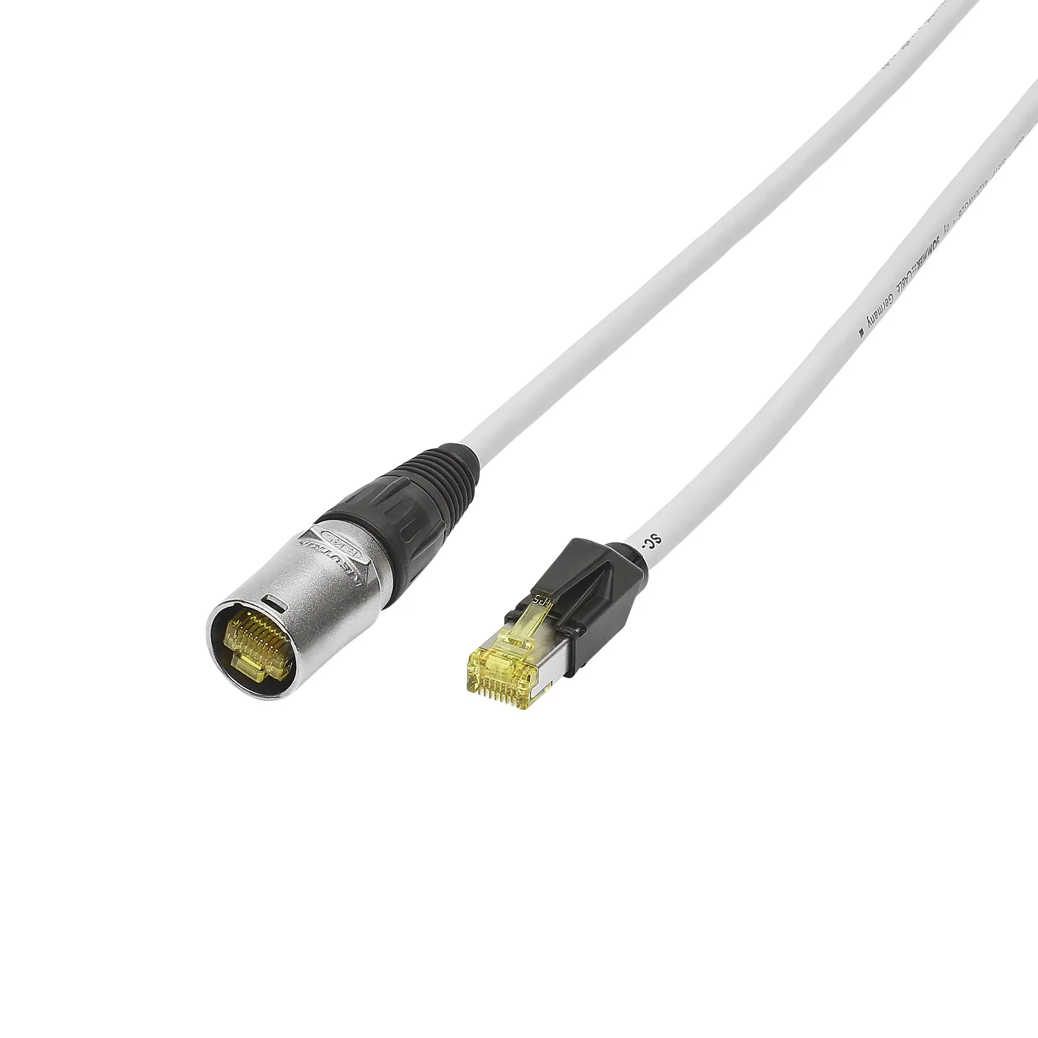 Netzwerkkabel CAT7 PUR, grau,  1,00m