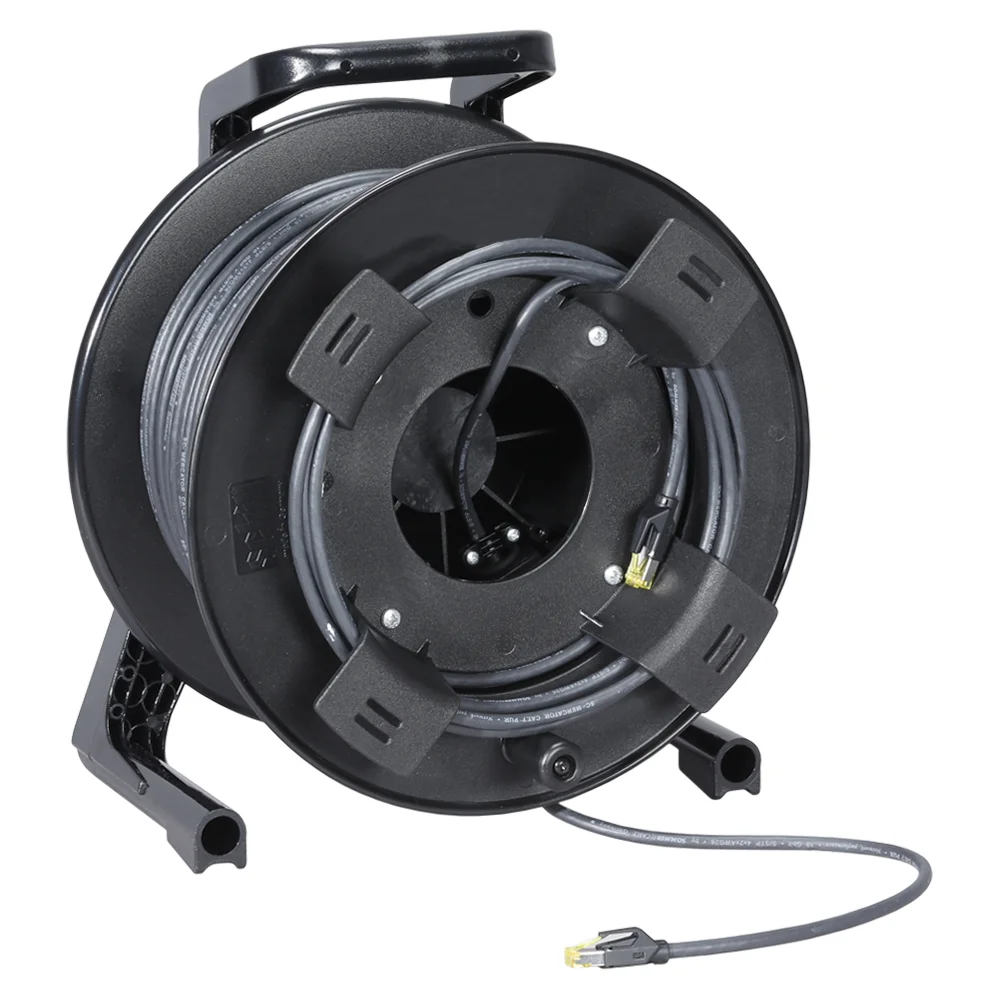 Netzwerkkabel CAT7 PUR, schwarz, 70,00m