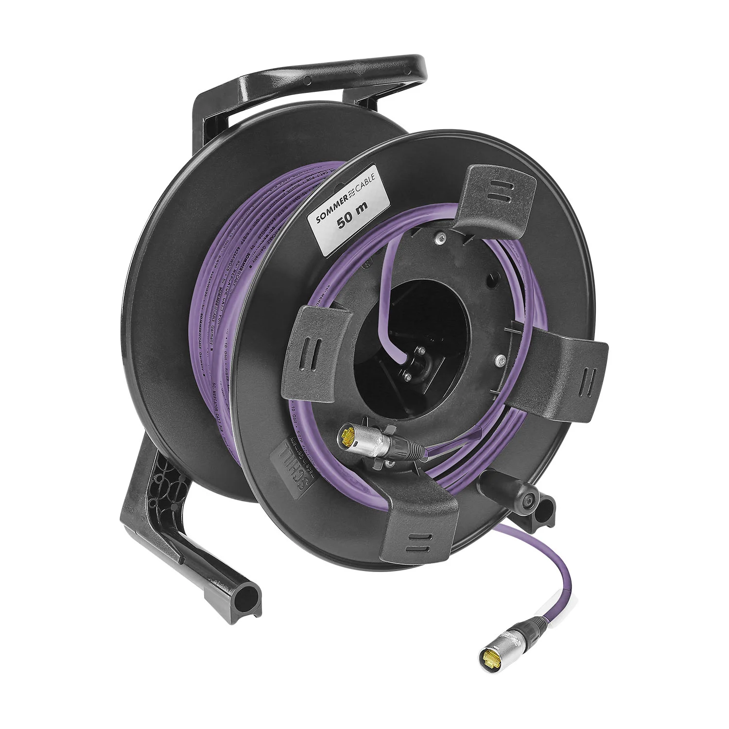 Netzwerkkabel CAT7 PUR, violett, 70,00m