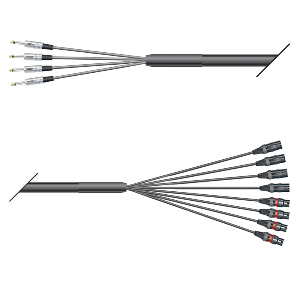 Multicorekabel Quantum, schwarz,  6,00m