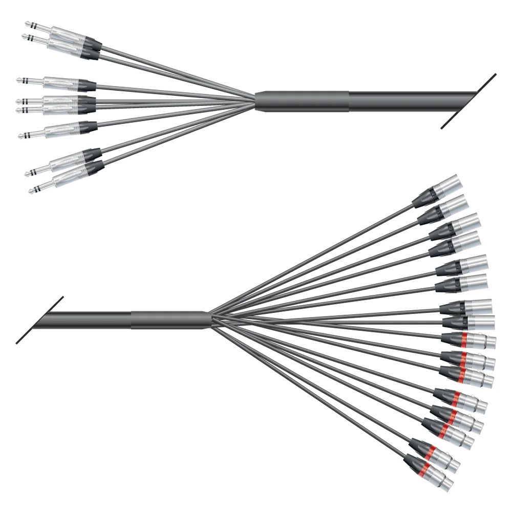 Multicorekabel Quantum, schwarz,  2,00m