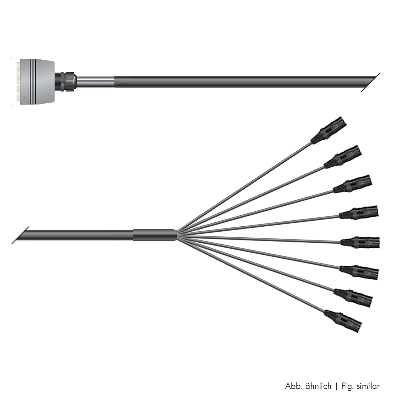 Multicorekabel Quantum, schwarz, 25,00m