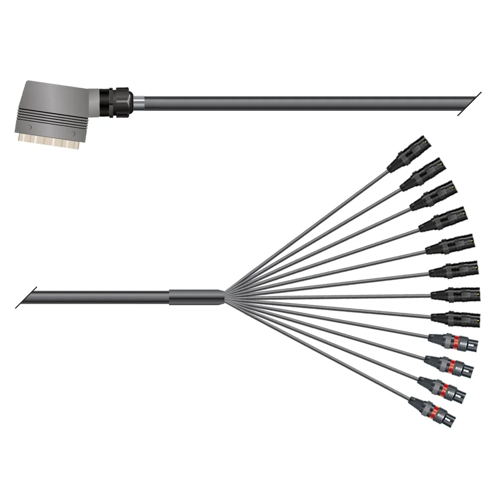 Multicorekabel Quantum, schwarz, 50,00m