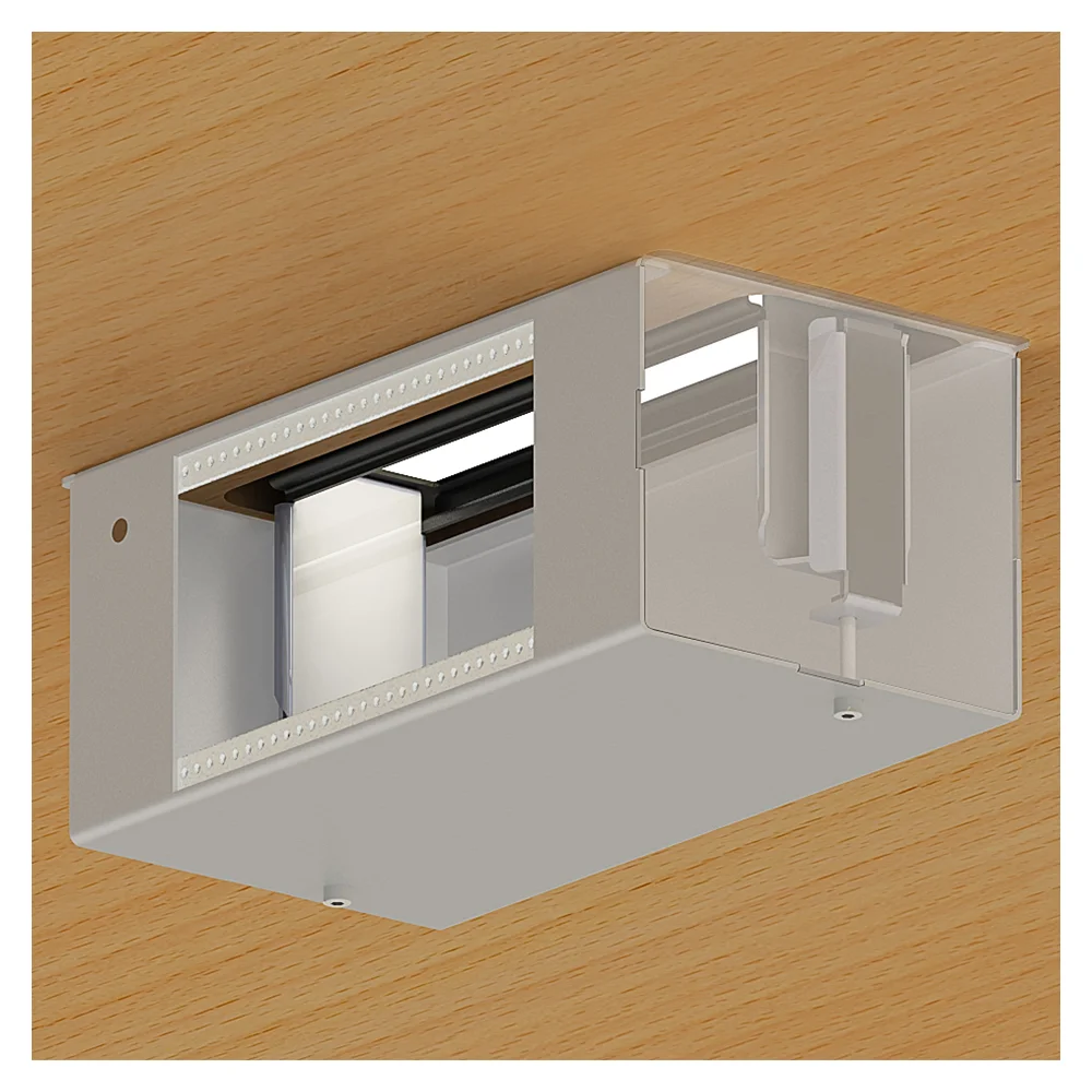 SYSFRAME45-4 Untertisch-Wanne, RAL7016fs