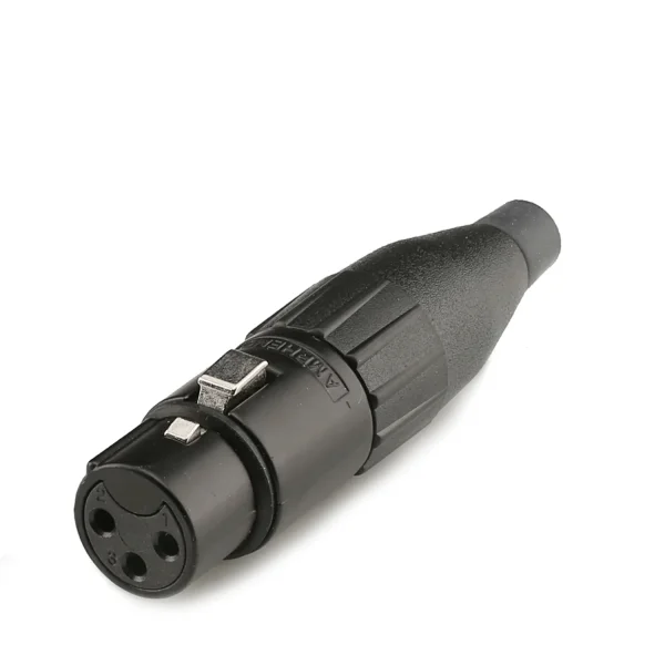Amphenol Kabelbuchse, 3-pol, schwarz