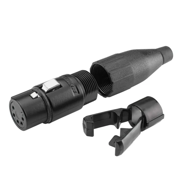 Amphenol Kabelbuchse, 5-pol, nickel