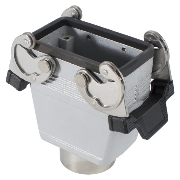 Tüllengehäuse, 10pol, mit 2 Bügeln