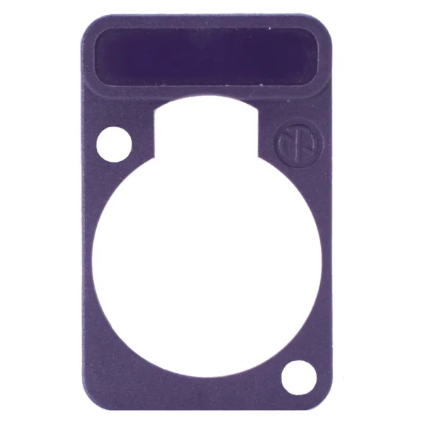 NEUTRIK Beschriftungsschild violett