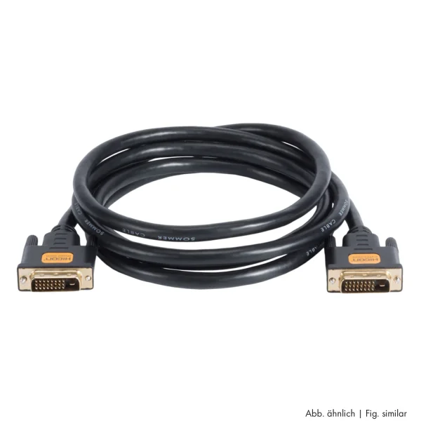 DVI 24+1 Kabel male<>male Länge 1,0m