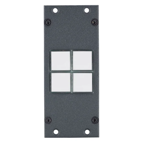 SYSBOXX-Modul 2HE, 1BE, 4fach Taster