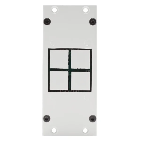 SYSBOXX-Modul 2HE, 1BE, 4fach Taster