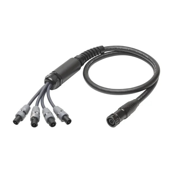 L/S Spleisskabel, schwarz,  5,00m