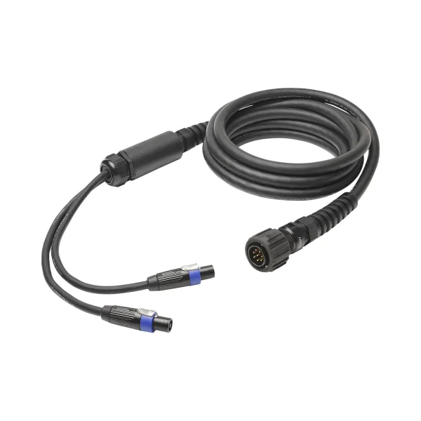 L/S Spleisskabel, schwarz, 10,00m