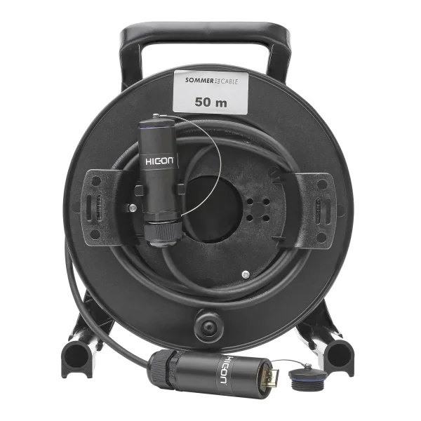 HICON HDMI AOC-Armored Kabel 50m Trommel