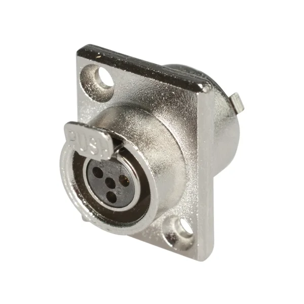 HICON-Mini-XLR Einbau-Buchse 4-pol