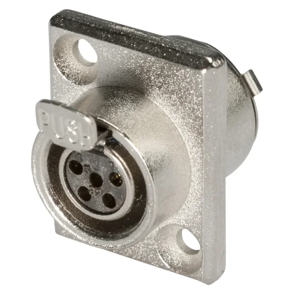 HICON-Mini-XLR Einbau-Buchse 5-pol