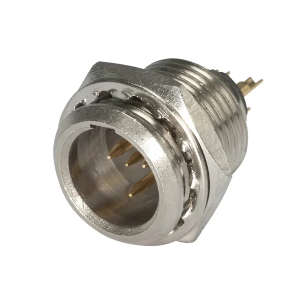 HICON-Mini-XLR Einbau-Stecker 4-pol