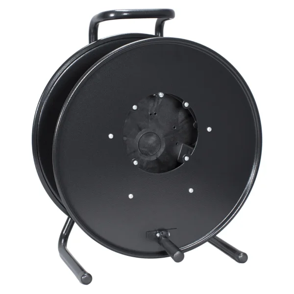 Kabeltrommel mittel aus Metall, offen sw