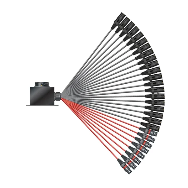 PC Isopod 2x0,22qmm,  1,20m, Spleisskabe