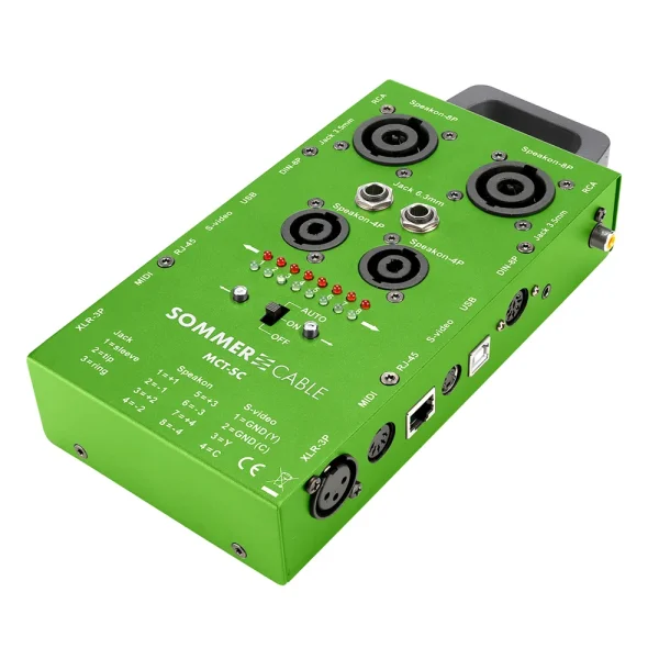 Profi-Cabletester XLRf/m, Midi, DIN 8pol